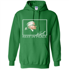 Load image into Gallery viewer, Karl Lagerfeld rest in peace shirt