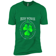 Load image into Gallery viewer, Irish woman the soul of an angel the fire of a lioness shirt