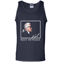 Load image into Gallery viewer, Karl Lagerfeld rest in peace shirt