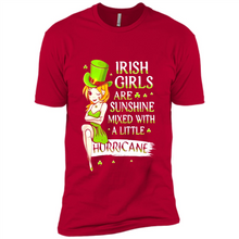 Load image into Gallery viewer, Irish girls are sunshine mixed with a little hurricane shirt