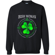 Load image into Gallery viewer, Irish woman the soul of an angel the fire of a lioness shirt