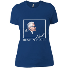 Load image into Gallery viewer, Karl Lagerfeld rest in peace shirt