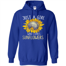 Load image into Gallery viewer, Just a girl who loves sunflowers shirt