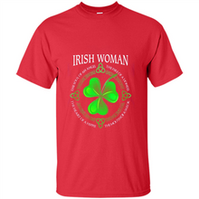 Load image into Gallery viewer, Irish woman the soul of an angel the fire of a lioness shirt