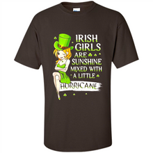 Load image into Gallery viewer, Irish girls are sunshine mixed with a little hurricane shirt