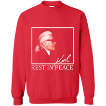 Load image into Gallery viewer, Karl Lagerfeld rest in peace shirt