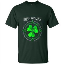Load image into Gallery viewer, Irish woman the soul of an angel the fire of a lioness shirt