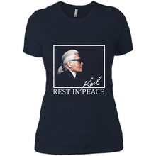 Load image into Gallery viewer, Karl Lagerfeld rest in peace shirt