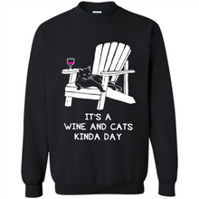Load image into Gallery viewer, It’s a wine and cats kinda day shirt
