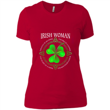 Load image into Gallery viewer, Irish woman the soul of an angel the fire of a lioness shirt