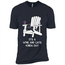 Load image into Gallery viewer, It’s a wine and cats kinda day shirt
