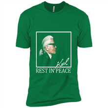 Load image into Gallery viewer, Karl Lagerfeld rest in peace shirt