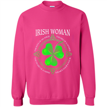 Load image into Gallery viewer, Irish woman the soul of an angel the fire of a lioness shirt