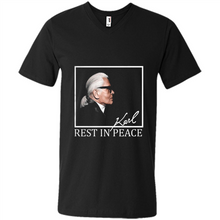 Load image into Gallery viewer, Karl Lagerfeld rest in peace shirt