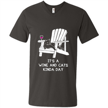 Load image into Gallery viewer, It’s a wine and cats kinda day shirt