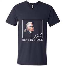 Load image into Gallery viewer, Karl Lagerfeld rest in peace shirt