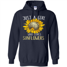 Load image into Gallery viewer, Just a girl who loves sunflowers shirt