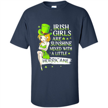 Load image into Gallery viewer, Irish girls are sunshine mixed with a little hurricane shirt