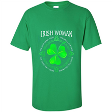 Load image into Gallery viewer, Irish woman the soul of an angel the fire of a lioness shirt