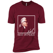Load image into Gallery viewer, Karl Lagerfeld rest in peace shirt