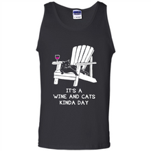 Load image into Gallery viewer, It’s a wine and cats kinda day shirt