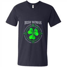 Load image into Gallery viewer, Irish woman the soul of an angel the fire of a lioness shirt