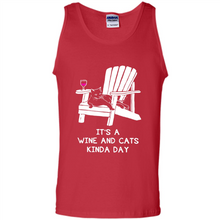 Load image into Gallery viewer, It’s a wine and cats kinda day shirt