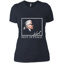 Load image into Gallery viewer, Karl Lagerfeld rest in peace shirt