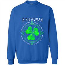 Load image into Gallery viewer, Irish woman the soul of an angel the fire of a lioness shirt