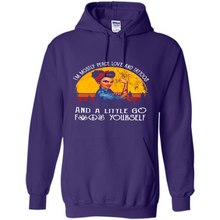 Load image into Gallery viewer, I’m mostly peace, love and tattoos and a little go fuck yourself shirt