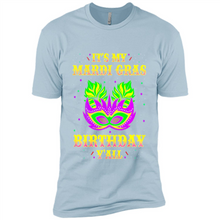 Load image into Gallery viewer, It’s my Mardi Gras Birthday y’all shirt