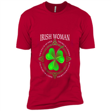 Load image into Gallery viewer, Irish woman the soul of an angel the fire of a lioness shirt