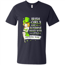 Load image into Gallery viewer, Irish girls are sunshine mixed with a little hurricane shirt