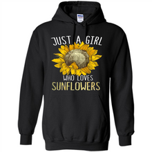 Load image into Gallery viewer, Just a girl who loves sunflowers shirt
