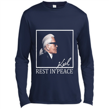 Load image into Gallery viewer, Karl Lagerfeld rest in peace shirt