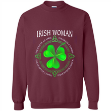 Load image into Gallery viewer, Irish woman the soul of an angel the fire of a lioness shirt