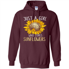 Load image into Gallery viewer, Just a girl who loves sunflowers shirt