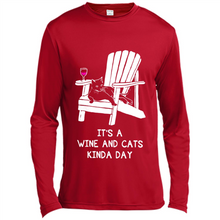 Load image into Gallery viewer, It’s a wine and cats kinda day shirt
