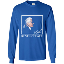 Load image into Gallery viewer, Karl Lagerfeld rest in peace shirt