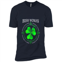 Load image into Gallery viewer, Irish woman the soul of an angel the fire of a lioness shirt