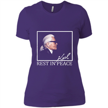 Load image into Gallery viewer, Karl Lagerfeld rest in peace shirt