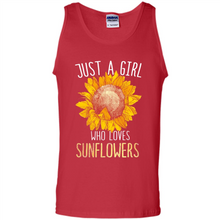 Load image into Gallery viewer, Just a girl who loves sunflowers shirt