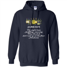 Load image into Gallery viewer, Jameson the night time sniffling sneezing how the feck did I end up on the floor Medicine shirt
