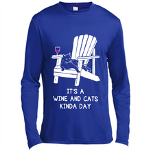 Load image into Gallery viewer, It’s a wine and cats kinda day shirt