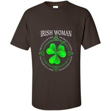 Load image into Gallery viewer, Irish woman the soul of an angel the fire of a lioness shirt
