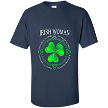 Load image into Gallery viewer, Irish woman the soul of an angel the fire of a lioness shirt