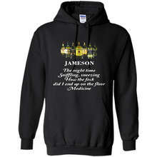 Load image into Gallery viewer, Jameson the night time sniffling sneezing how the feck did I end up on the floor Medicine shirt