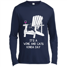 Load image into Gallery viewer, It’s a wine and cats kinda day shirt