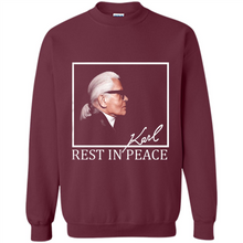 Load image into Gallery viewer, Karl Lagerfeld rest in peace shirt