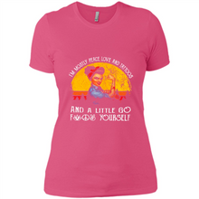 Load image into Gallery viewer, I’m mostly peace, love and tattoos and a little go fuck yourself shirt